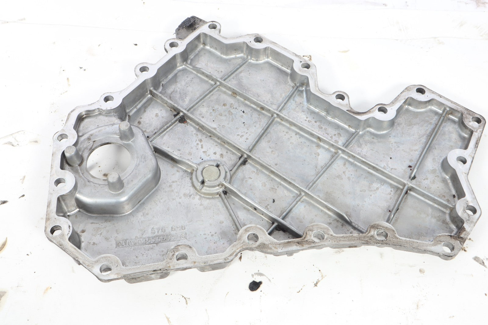 BMW 650I 550I 750I N63 LOWER  OIL PAN OEM 7570691
