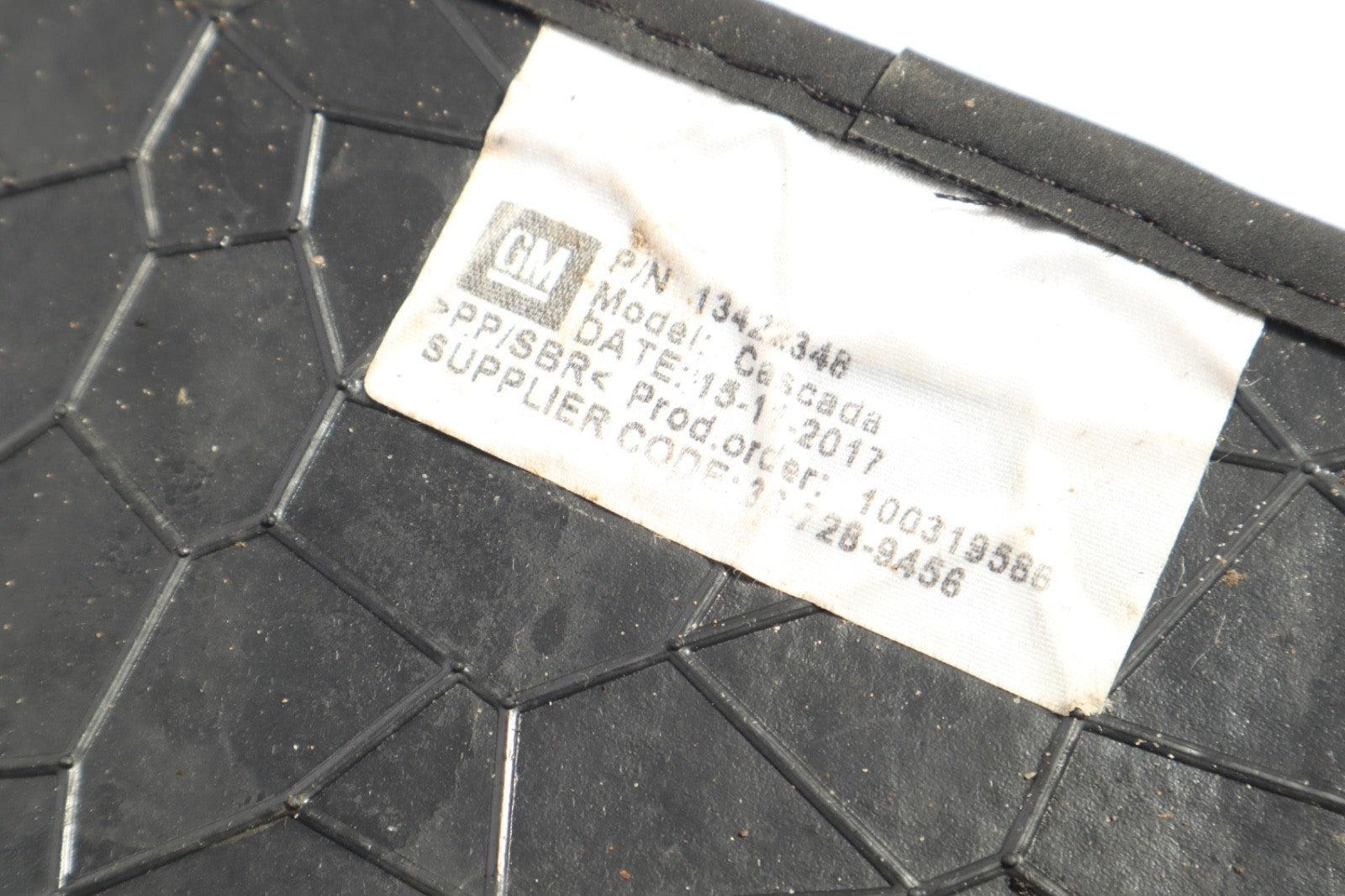 2016 - 2019 Buick Cascada Floor Mats OEM