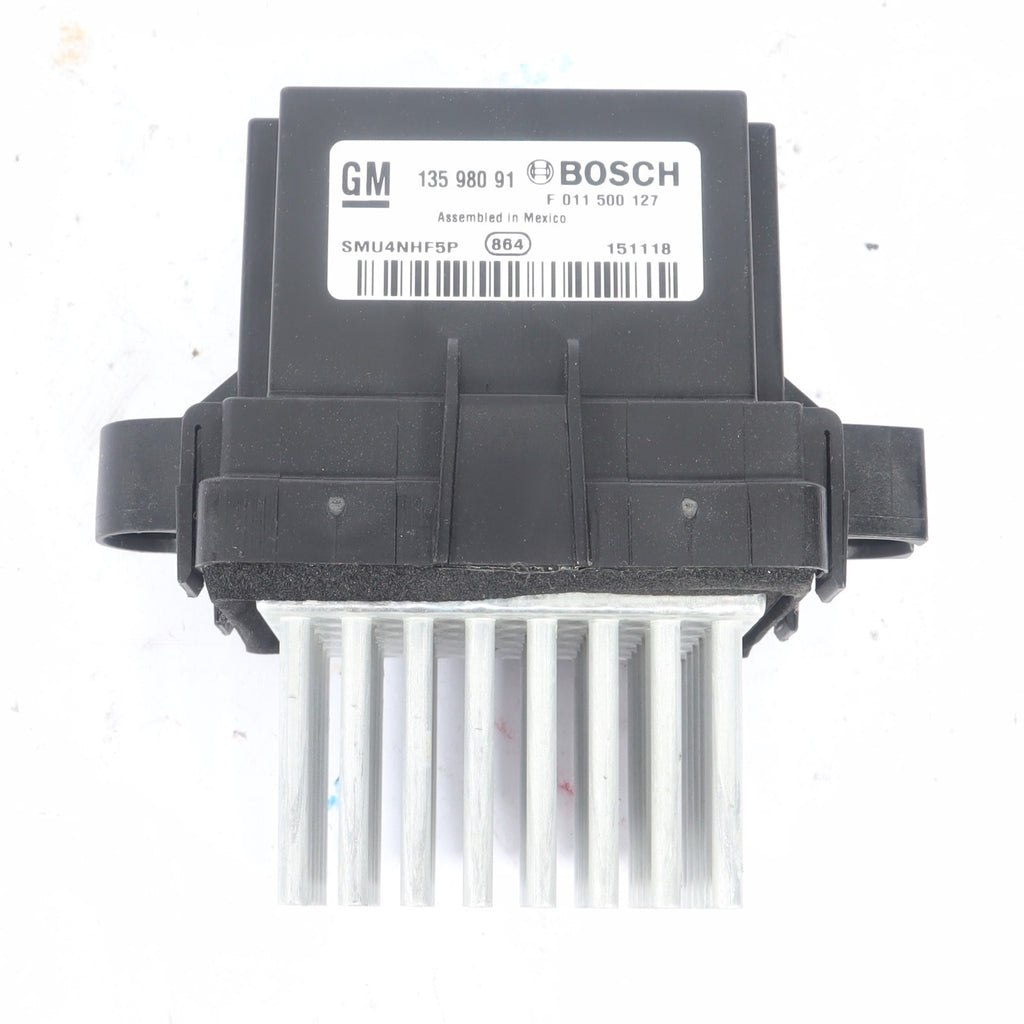 2016-2019 BUICK CASCADA A/C HEATER FAN BLOWER MOTOR RESISTOR OEM 13598091