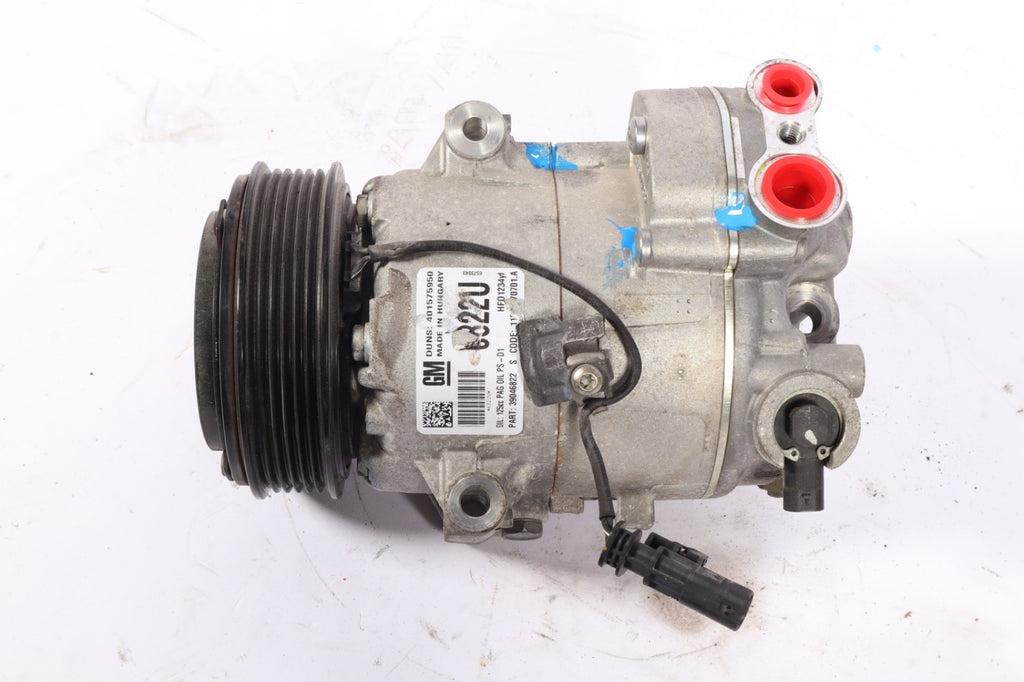 2016–2019 Buick Cascada A/C Compressor OEM 39046822 6822U