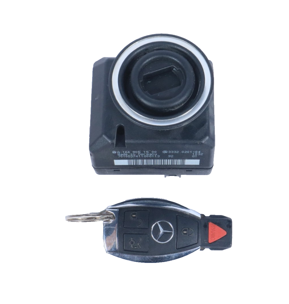 10-16 Mercedes W218 CLS550 E250 E350 E550 Ignition Switch Module w/ Key OEM