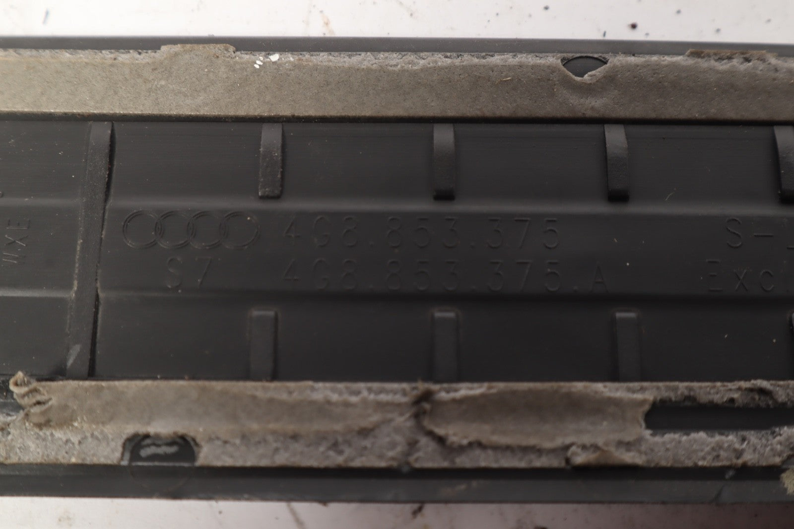 2012-2017 AUDI A7 FRONT REAR DOOR SILL SCUFF TRIM PLATE SET X4 OEM.