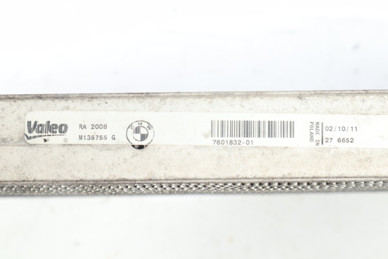 2011-2018 BMW F12 650i 550i GENUINE COOLING RADIATOR OEM 7601832-01 OEM
