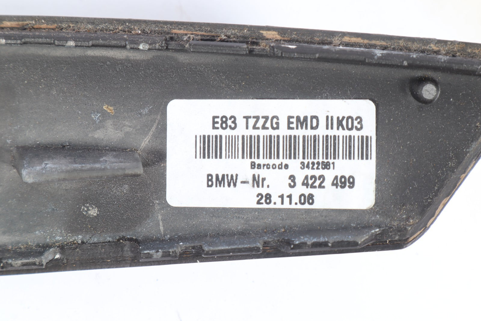 2006-2009 BMW X3 INTERIOR DOOR PANEL REAR LEFT TRIM OEM 3422499