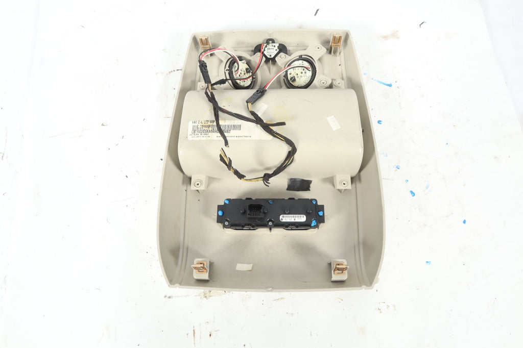 2011-2016 DODGE GRAND CARAVAN OVERHEAD CONSOLE DOME MAP LIGHT W STORAGE OEM