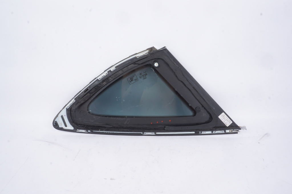 2012-2018 AUDI A7 RIGHT PASSENGER QUARTER WINDOW GLASS W/ MOULDING OEM