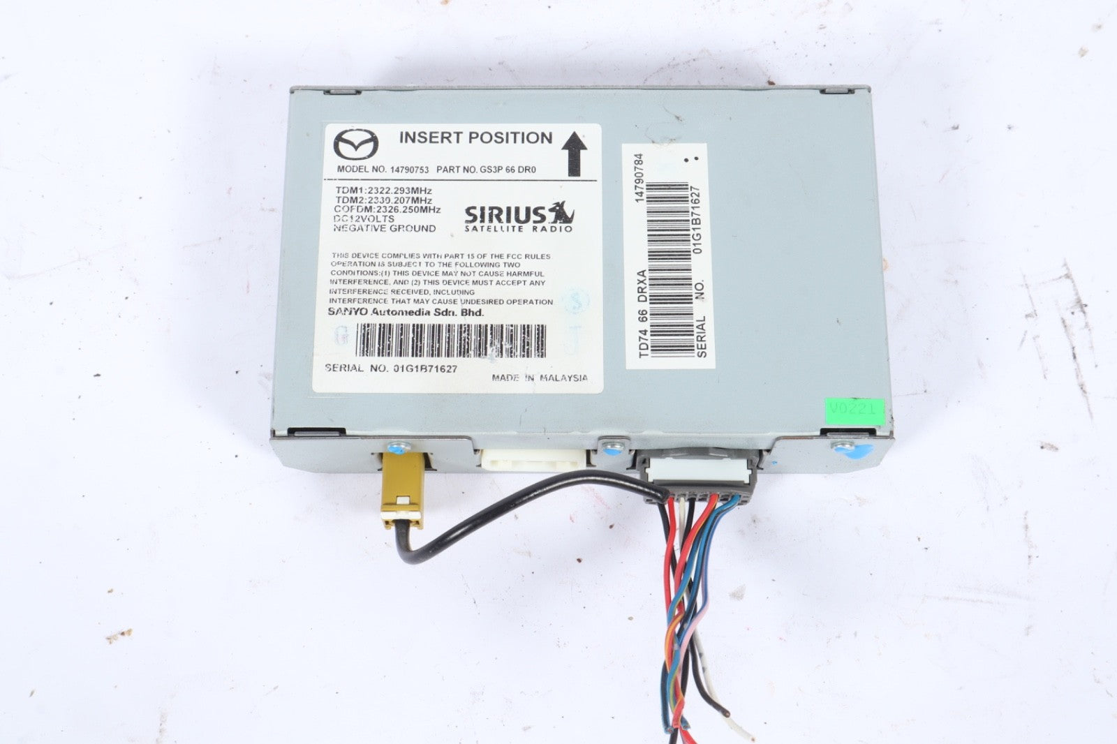 2007-2014 Mazda CX-9 Sirius Satellite Radio Receiver Control Module OEM