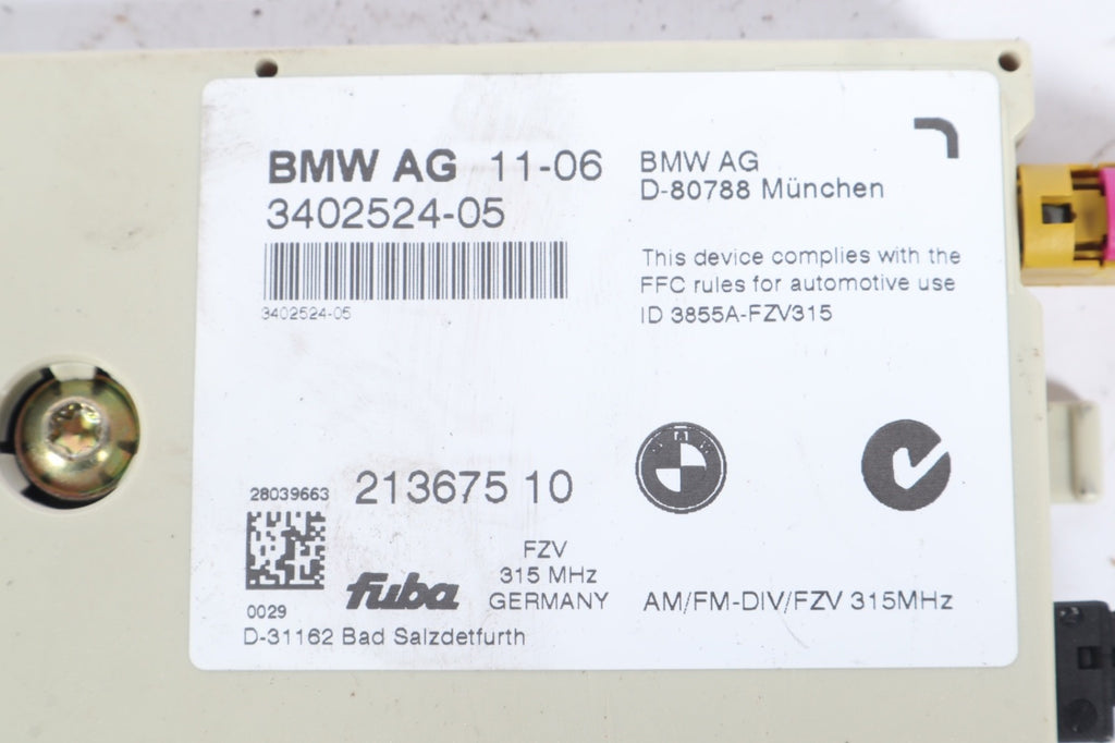 2004-2010 BMW X3 E83 RADIO ANTENNA BOOSTER AMPLIFIER CONTROL MODULE 3402524 OEM