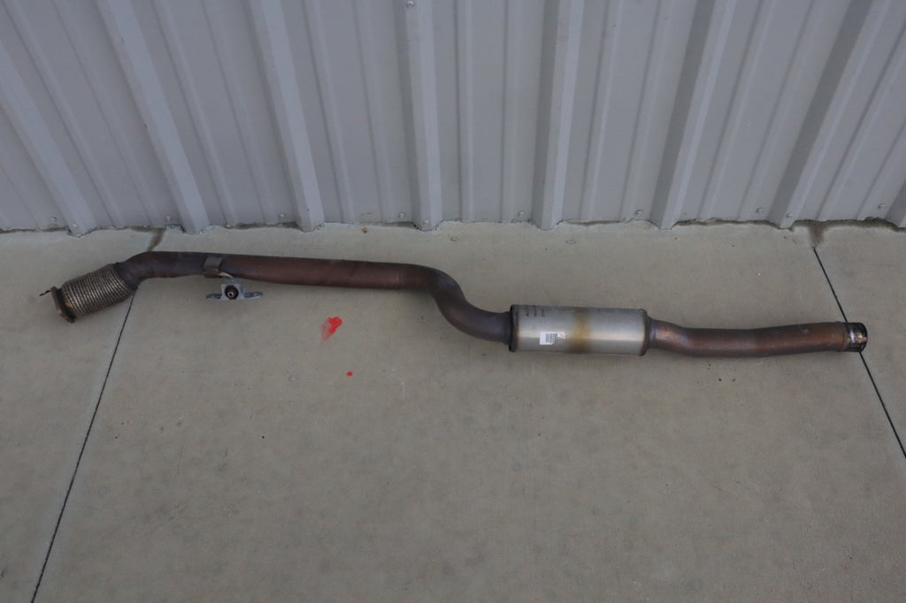 2017-2019 ALFA ROMEO STELVIO 2.0L EXHAUST SYSTEM FRONT RESONATOR PIPE OEM