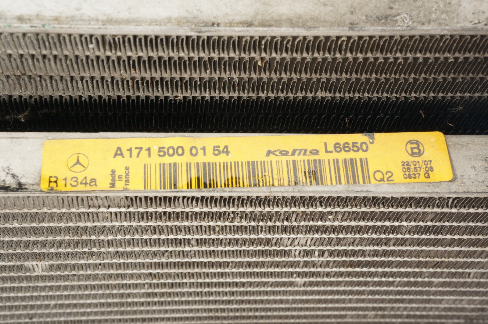 2006 2007 Mercedes R171 SLK280 Engine Cooling Radiator AC Air A/C Condenser OEM