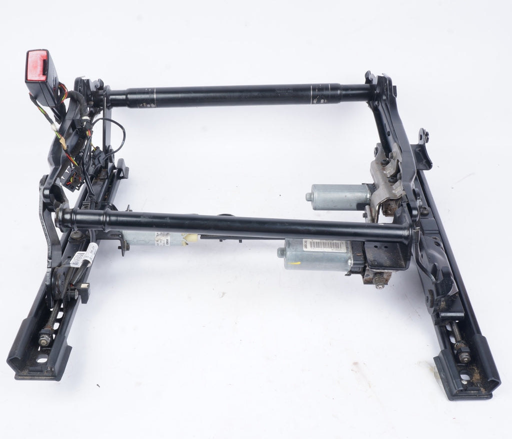 2012 - 2018 AUDI A6 A7 FRONT LEFT SIDE LOWER POWER SEAT TRACK FRAME W/ MOTOR OEM
