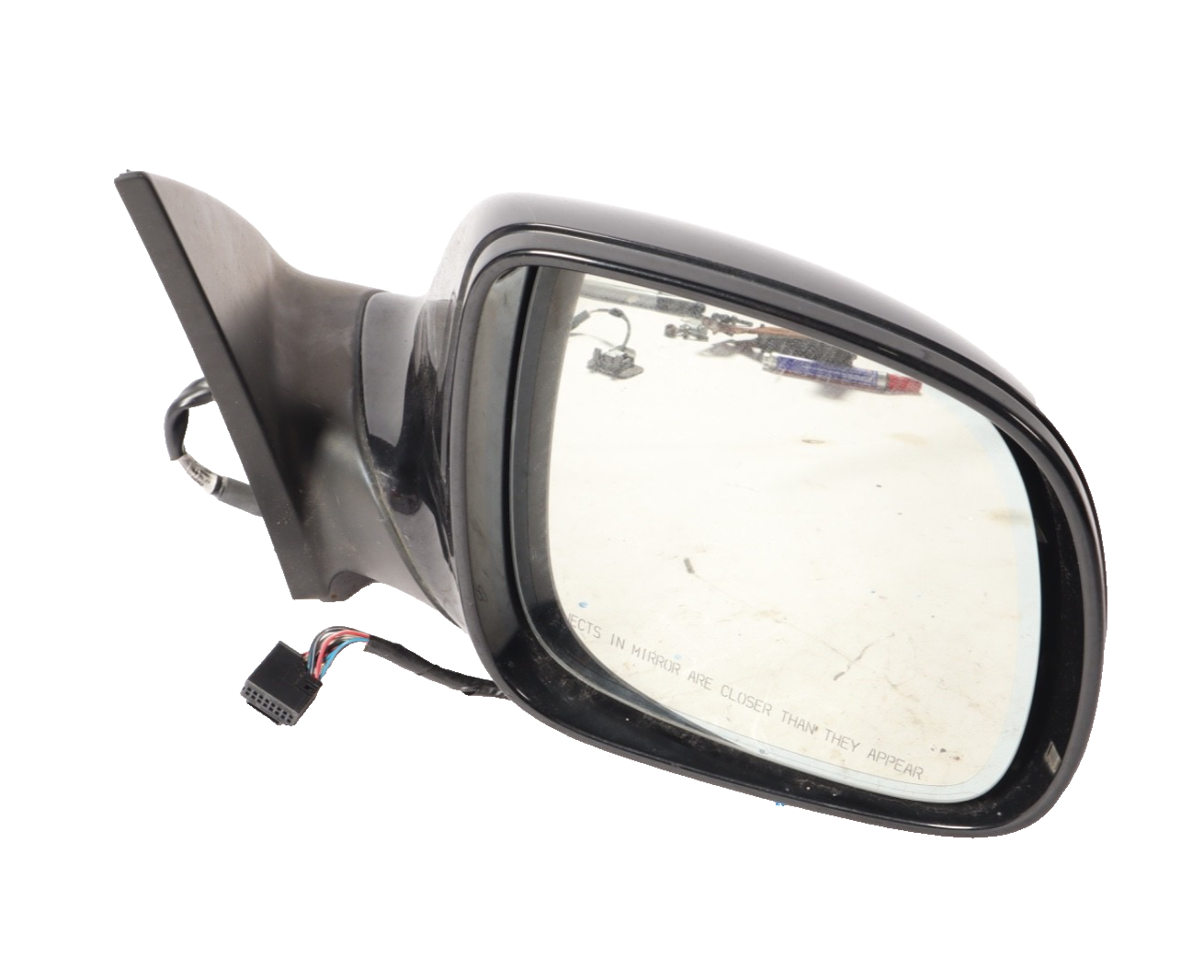 2010-2015 AUDI Q7 Front Right Passenger Side Mirror Glass Black OEM