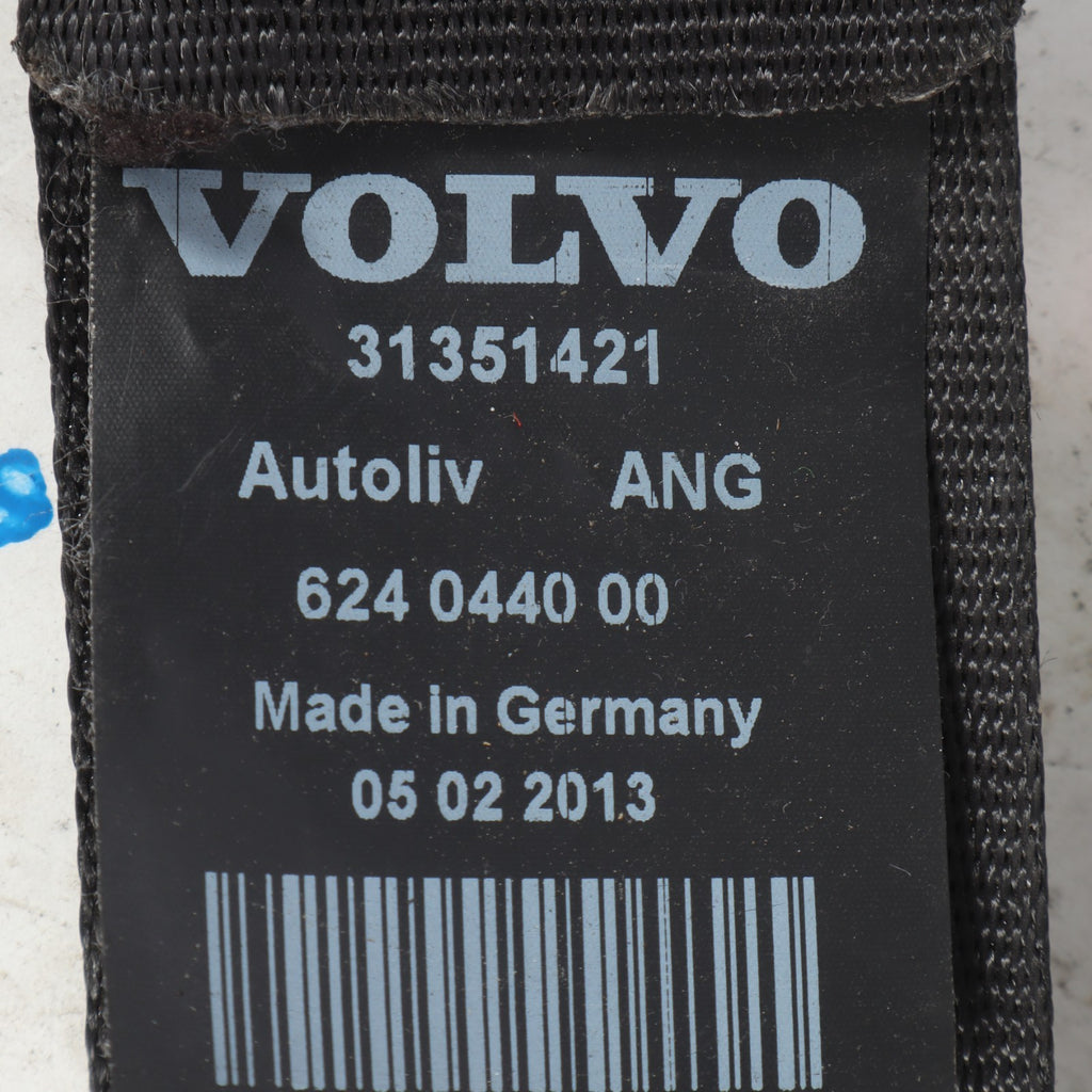 2006 - 2013 VOLVO C70 FRONT LEFT DRIVER SEAT BELT RETRACTOR OEM 31351421