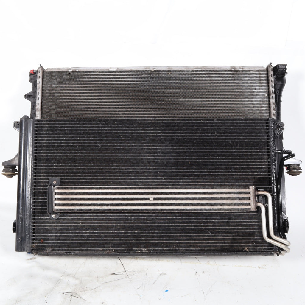 2003 - 2010 Porsche Cayenne Radiator Condenser Power Steering Cooler OEM