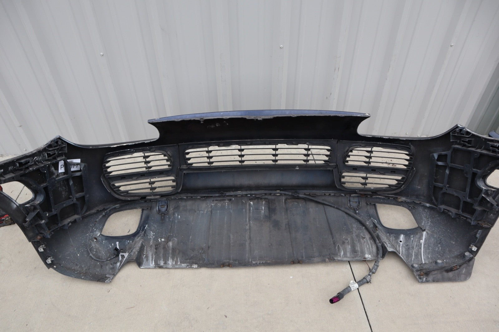 2003-2006 Porsche 955 Cayenne Front Bumper Cover Dark BLUE OEM Used