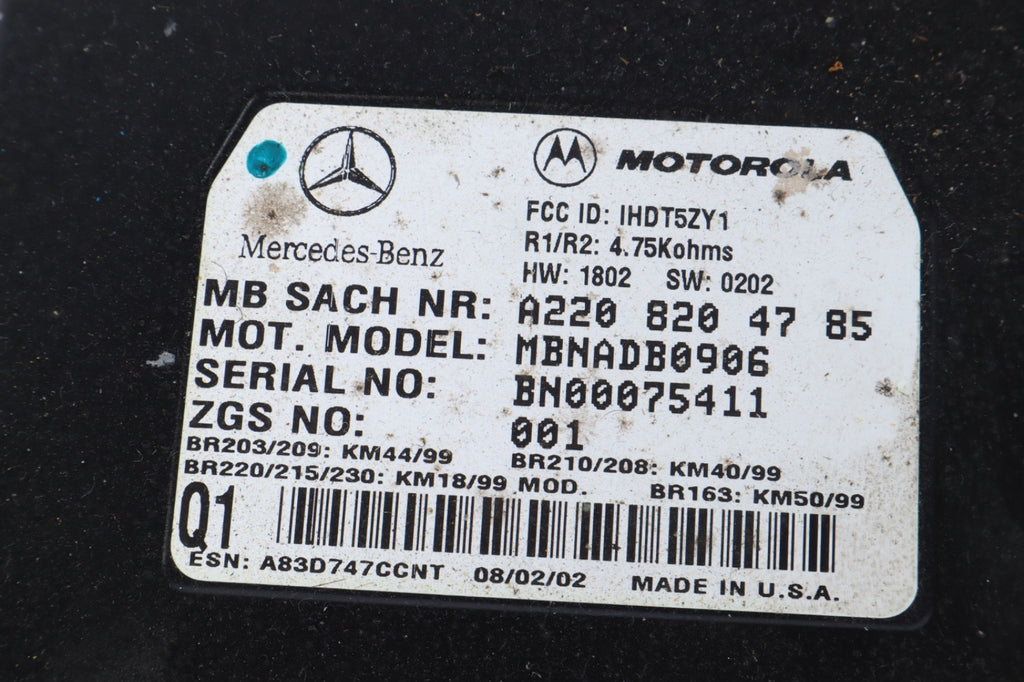 2000 - 2006 Mercedes R230 SL500 CLK55 AMG Voice Command Control Module OEM