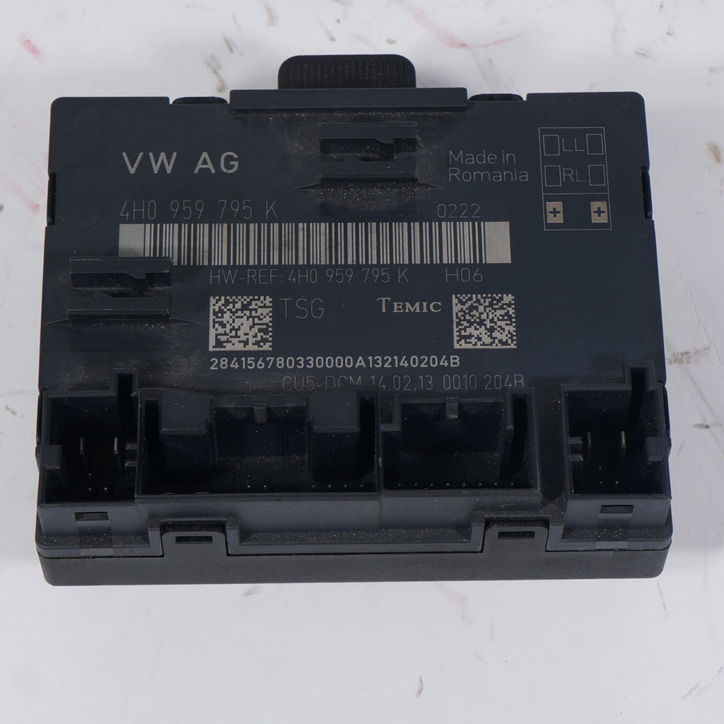 2013-2014 Audi A7 S7 - REAR DOOR Control Module 4H0959795K
