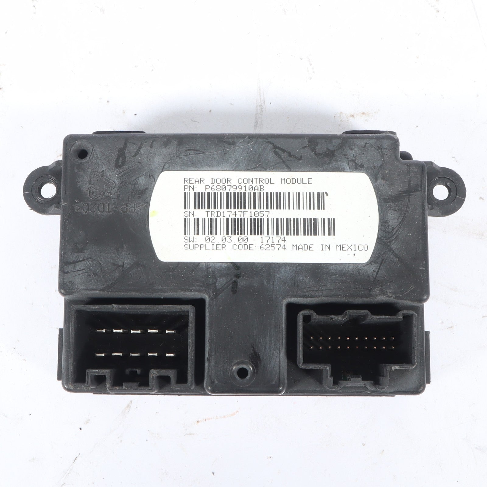 2011-2020 DODGE GRAND CARAVAN REAR LEFT SLIDING DOOR CONTROL MODULE P68079910AB