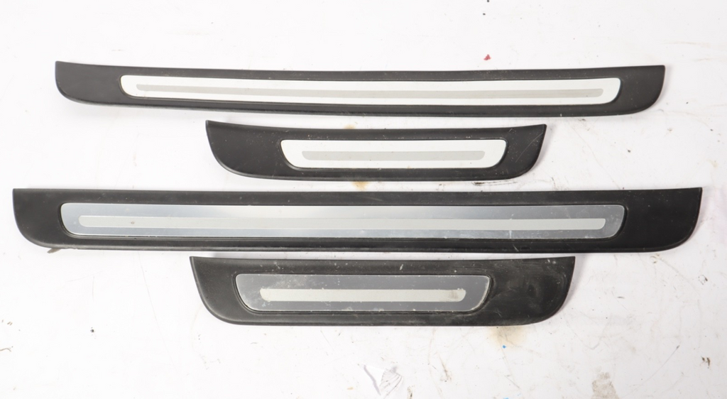 2012-2017 AUDI A7 FRONT REAR DOOR SILL SCUFF TRIM PLATE SET X4 OEM.