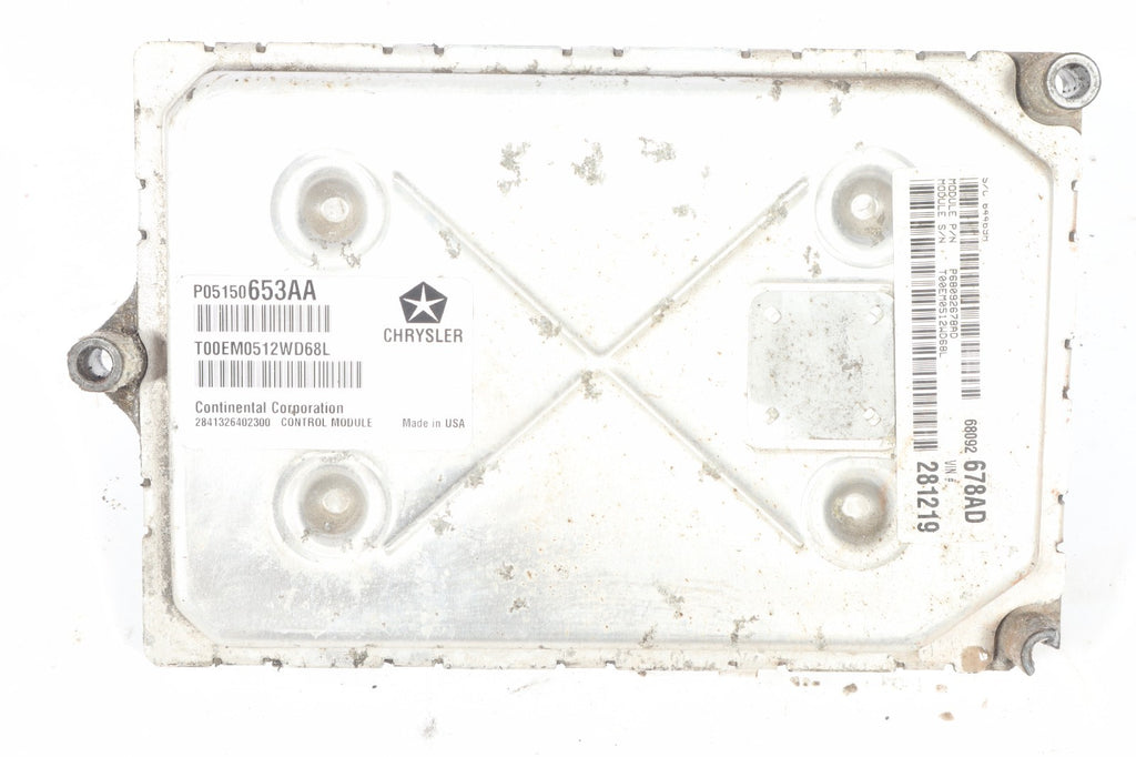 2011-2012 DODGE JOURNEY ENGINE CONTROL MODULE UNIT  ECM OEM P05150653AA