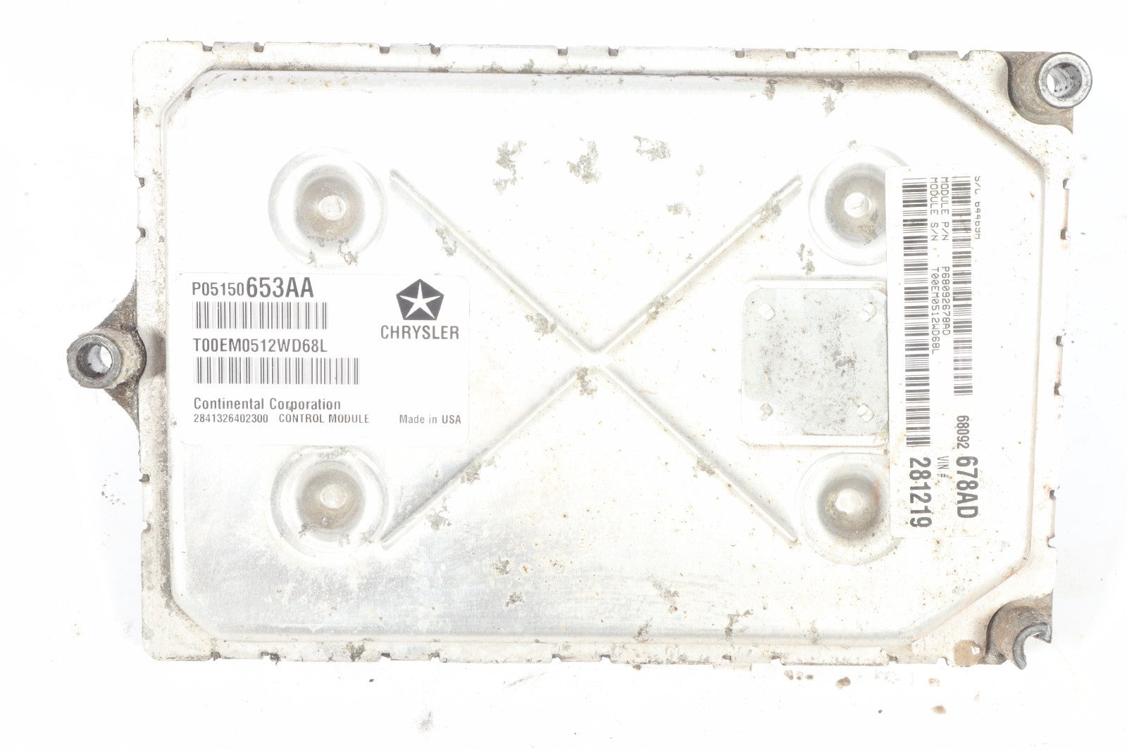 2011-2012 DODGE JOURNEY ENGINE CONTROL MODULE UNIT  ECM OEM P05150653AA
