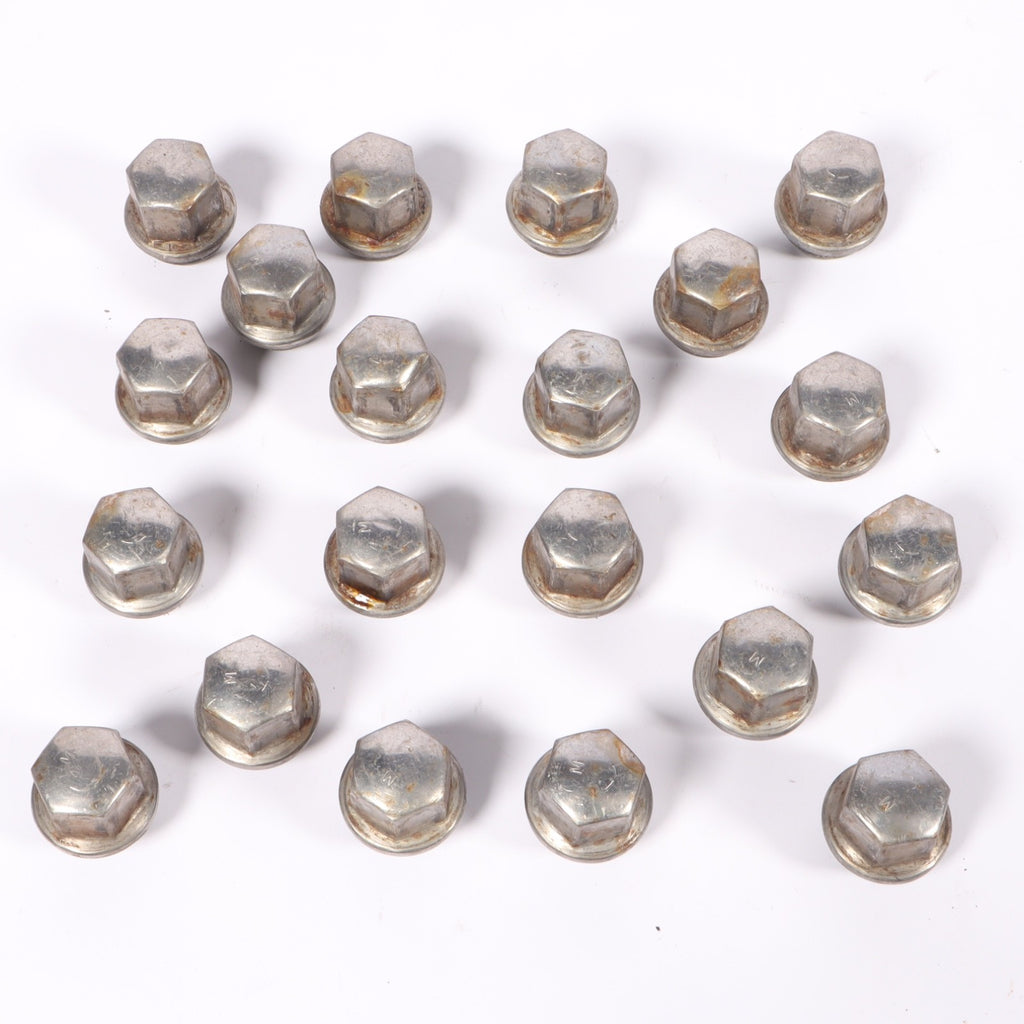 2011 - 2023 DODGE CHARGER SEDAN WHEEL RIM BOLT LUG NUT SILVER SET OF 20 OEM
