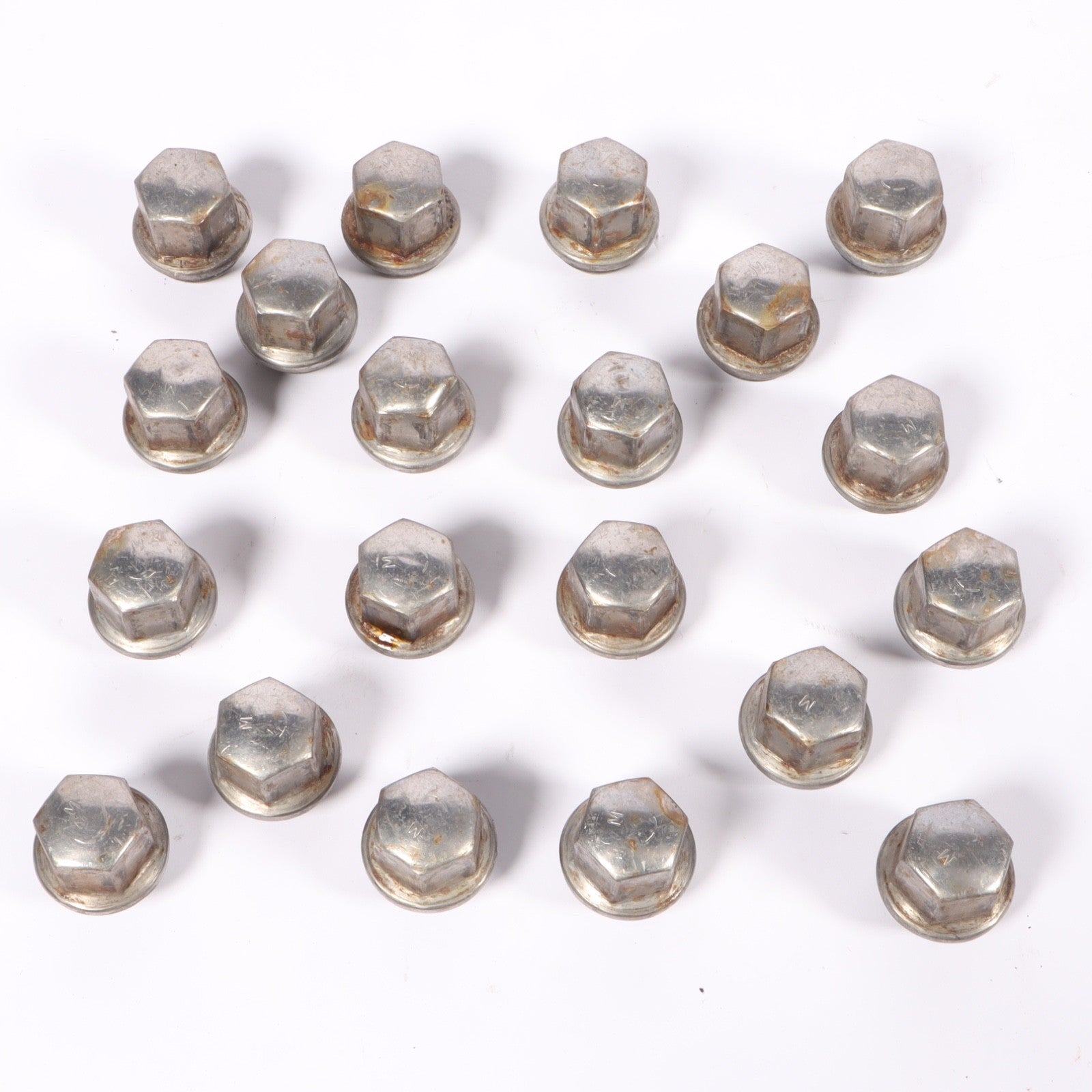 2011 - 2023 DODGE CHARGER SEDAN WHEEL RIM BOLT LUG NUT SILVER SET OF 20 OEM