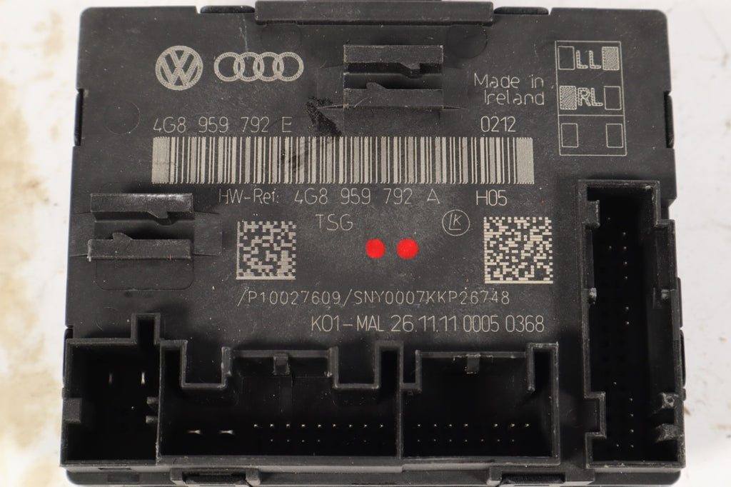 12-18 Audi A7 A7 Quattro Front Right Passenger Door Control Module Unit ECU Oem