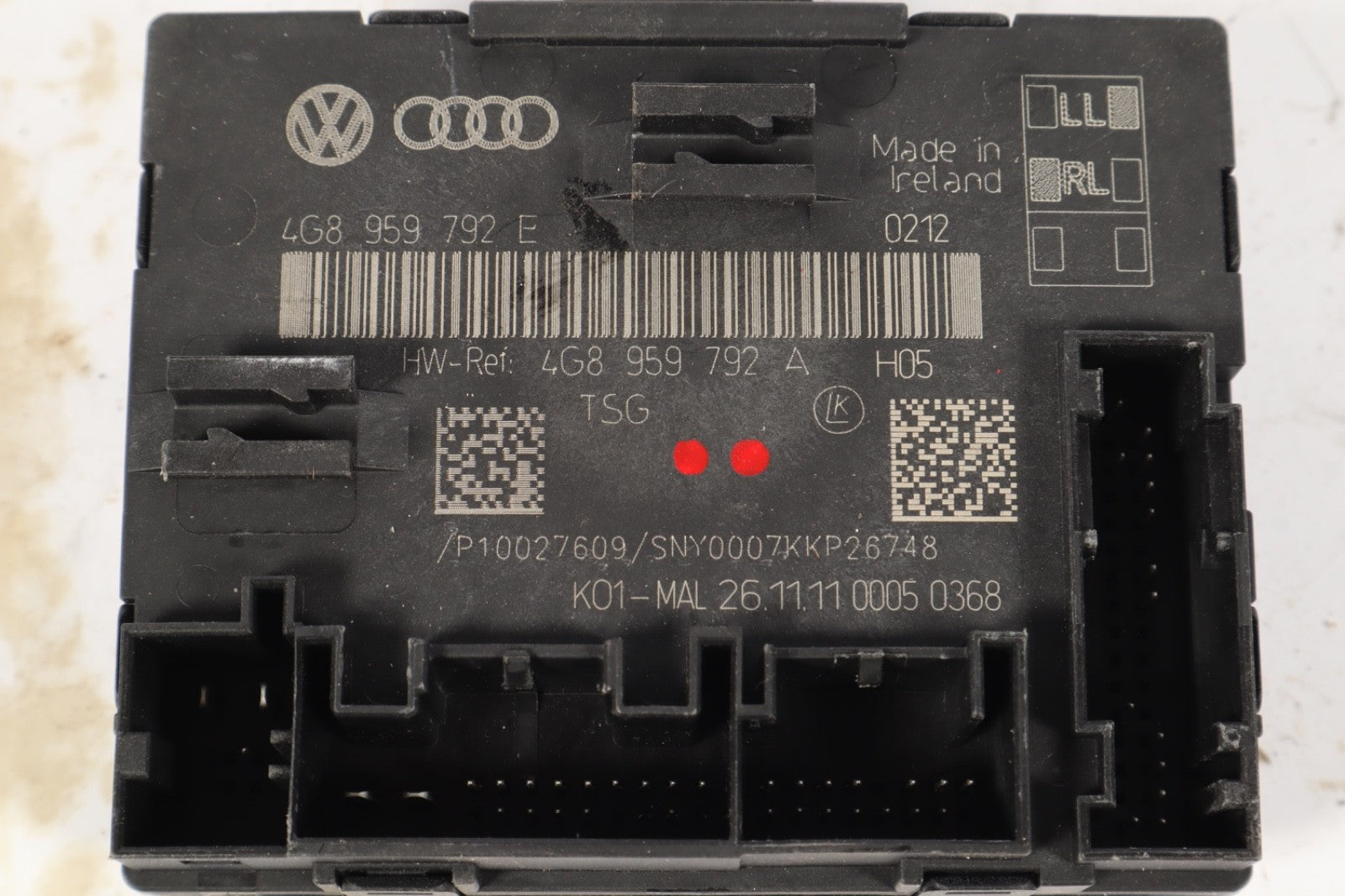 12-18 Audi A7 A7 Quattro Front Right Passenger Door Control Module Unit ECU Oem