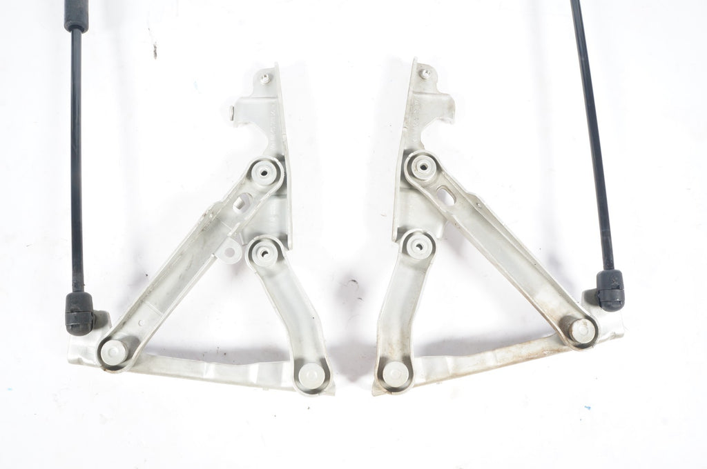 05-11 MERCEDES R171 SLK280 SLK350 RIGHT & LEFT HOOD HINGE PAIR SET SILVER OEM