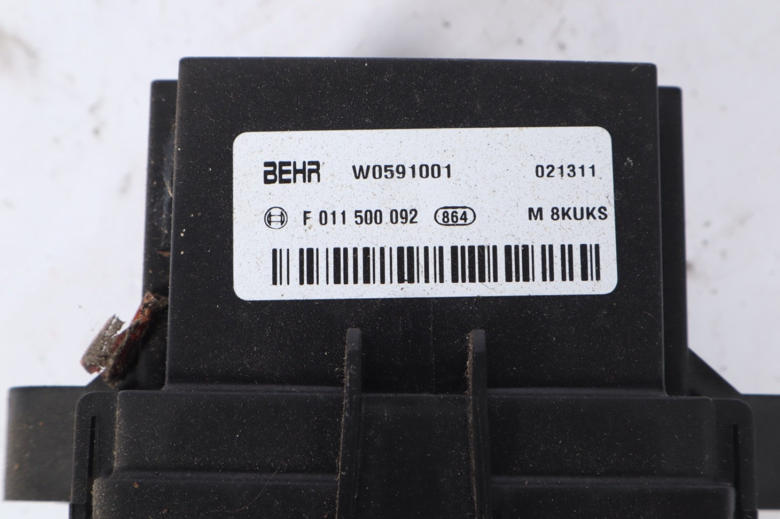2013 DODGE GRAND CARAVAN HVAC BLOWER MOTOR RESISTOR (Ident: W0591001) OEM