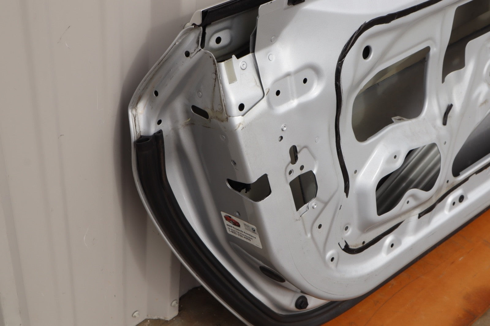 2012-2018 BMW 640i 650i M6 Left Driver Front Door Shell Silver 41517294992 OEM