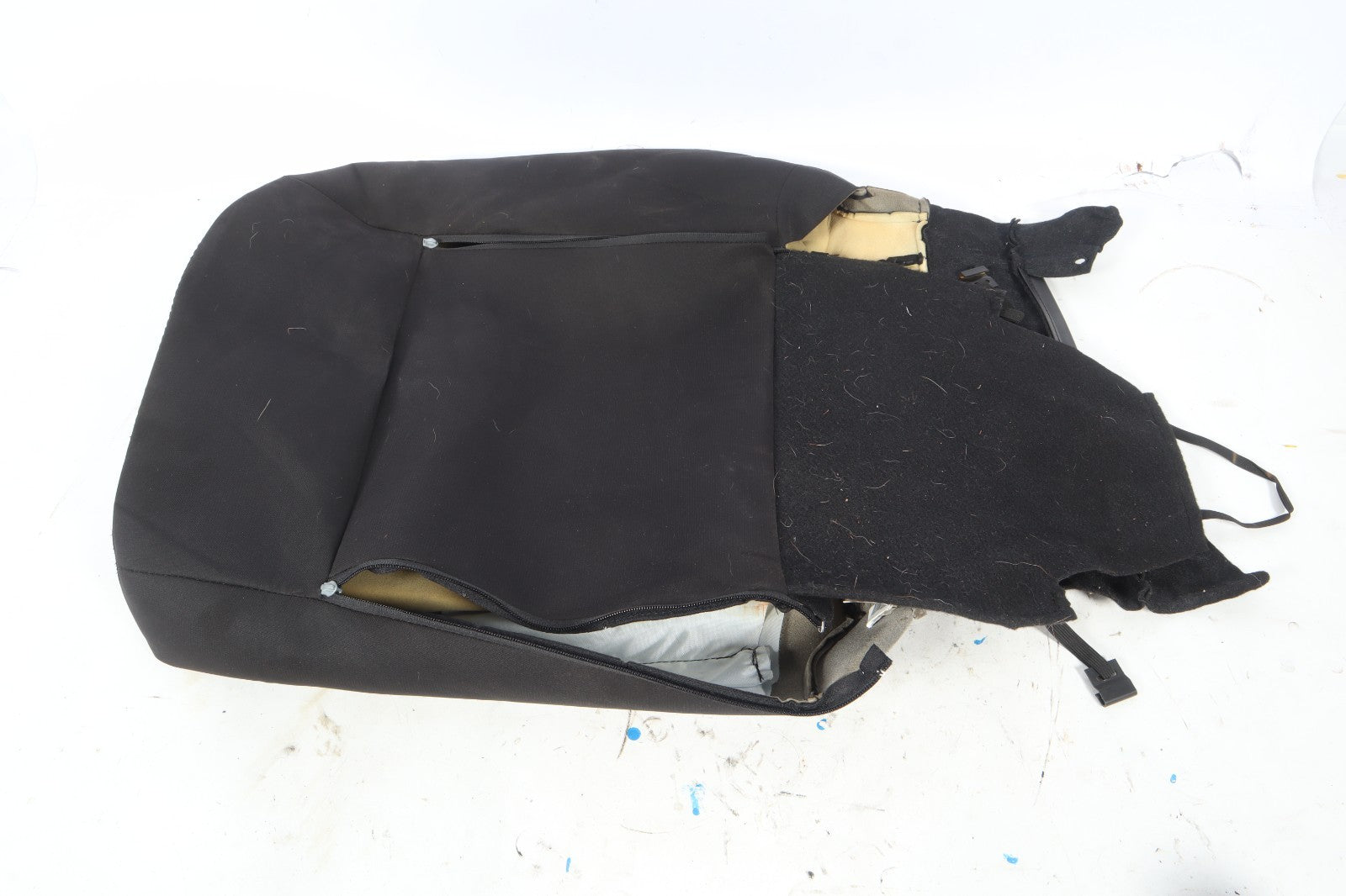 2013-2017 NISSAN LEAF FRONT LEFT SIDE UPPER SEAT CUSHION BLACK FABRIC OEM