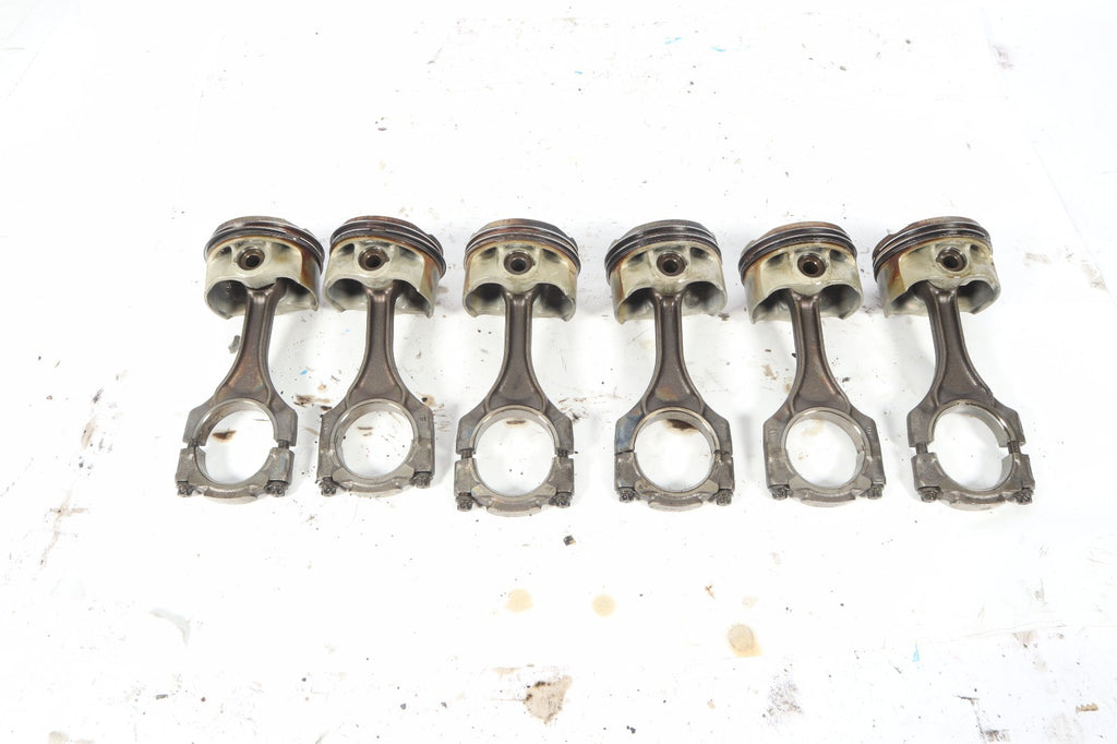 BMW 550 650 X5 X6 4.4L N63 TWIN TURBO ENGINE MOTOR PISTON W/ ROD SET OF 6 OEM