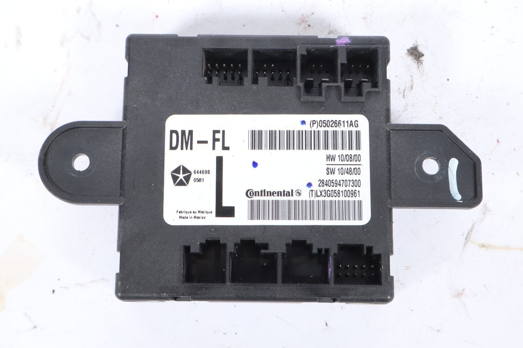 2011-2014 Chrysler Dodge Jeep Ram Driver Left Front Door Module 05026611AG OEM