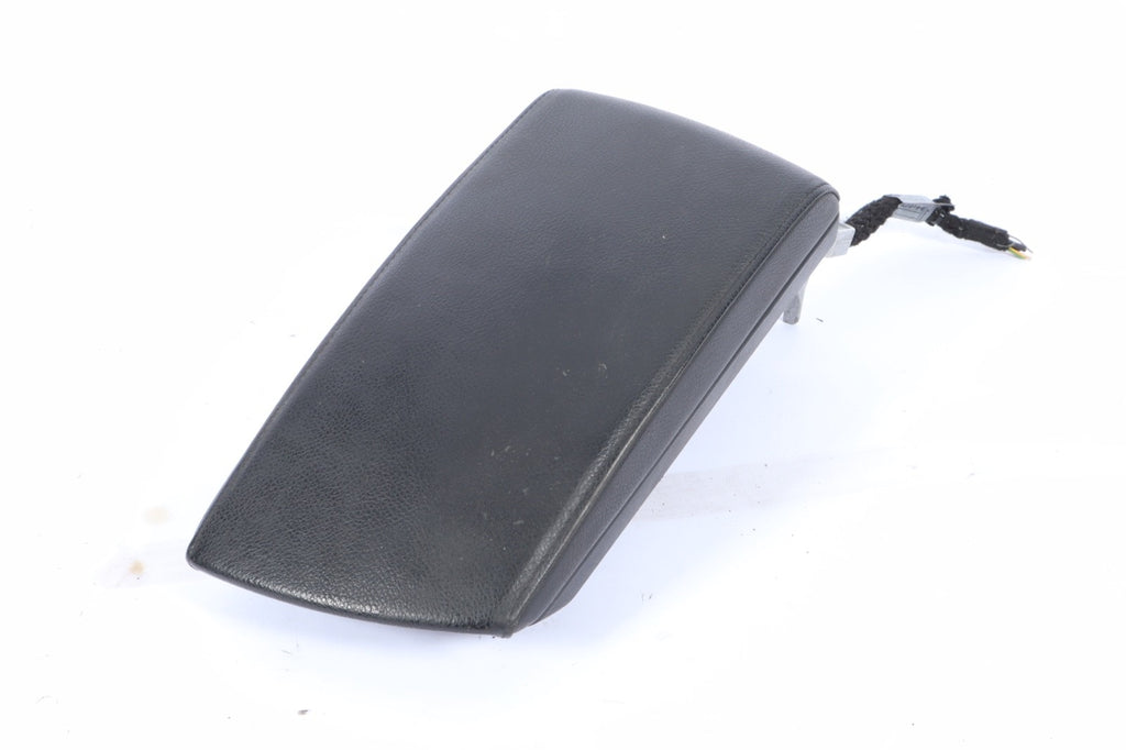 2005-2010 BMW X3 CENTER CONSOLE BLACK LEATHER ARMREST LID STORAGE OEM