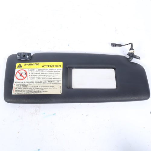 2003-2009 AUDI A4 RIGHT SUN VISOR CONVERTIBLE ILLUMINATED FITS 8H0857552 A/C OEM