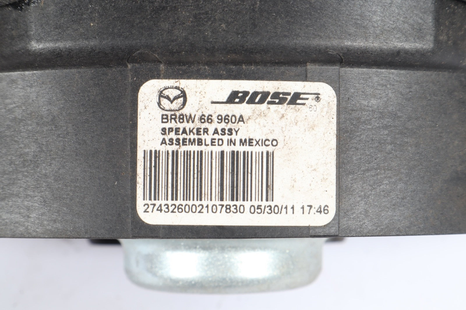 2007-2015 MAZDA CX-9 BACK REAR  SPEAKER OEM BR8W 66 960A