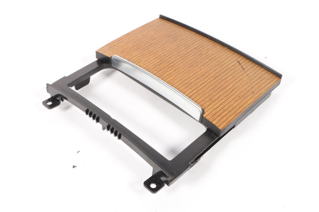 2012-2018 AUDI A6 A7 CONSOLE FRONT COMPARTMENT TRAY STORAGE BOX WOOD GRAIN OEM