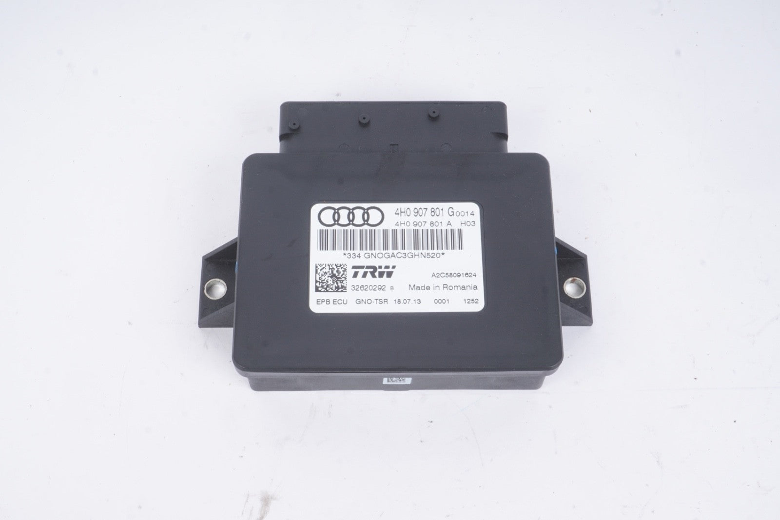 2012-2017 AUDI A6 A7 PARK PARKING BRAKE CONTROL MODULE UNIT 4H0907801G OEM
