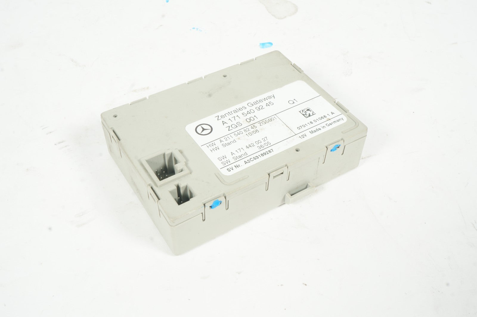 03-11 Mercedes R171 SLK350 E320 Central Gateway Control Module 1715409245 OEM