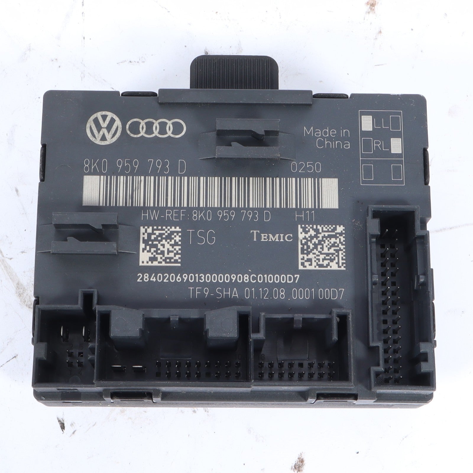 2009  AUDI  Q5 FRONT LEFT DOOR CONTROL MODULE OEM 8K0959793D