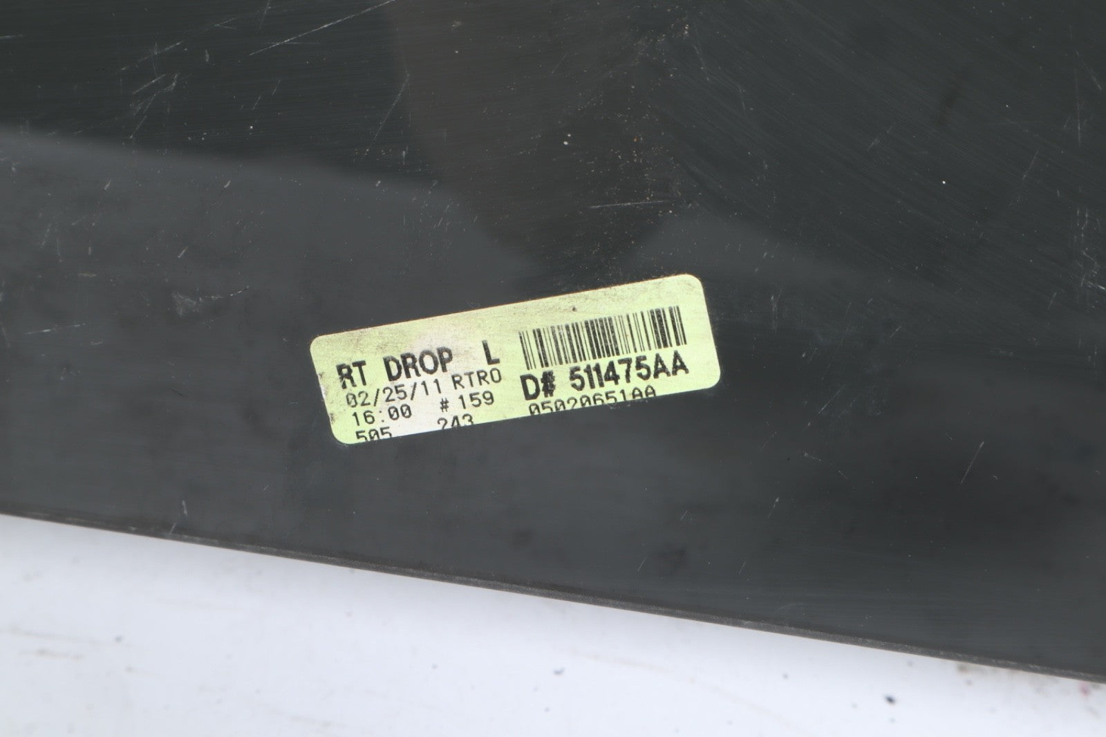 08-16 Caravan Chrysler Town Country Rear Left Power Sliding Door Glass LH OEM