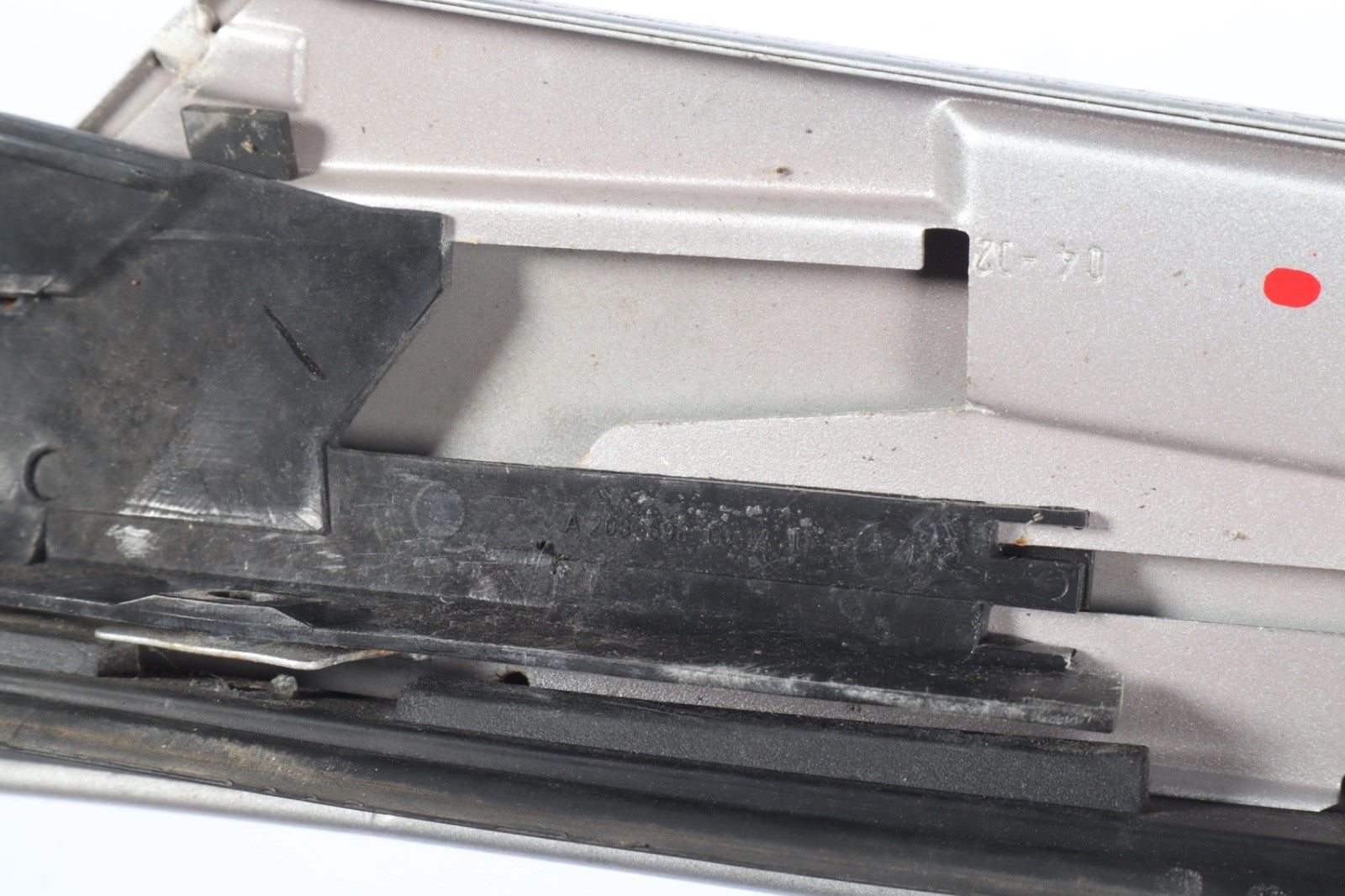 98-02 Mercedes W208 CLK320 COUPE DRIVER LEFT EXTERIOR A PILLAR MOLDING OEM
