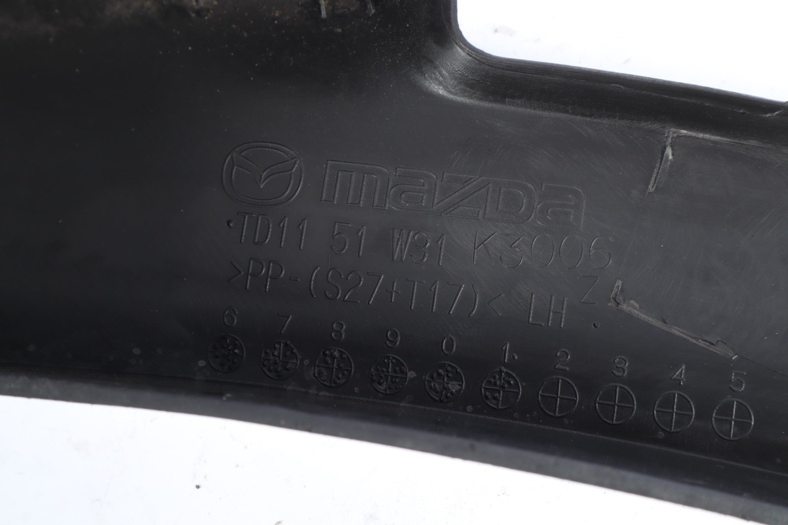 2007-2015 MAZDA CX-9 FRONT LEFT DRIVER SIDE FENDER FLARE OEM