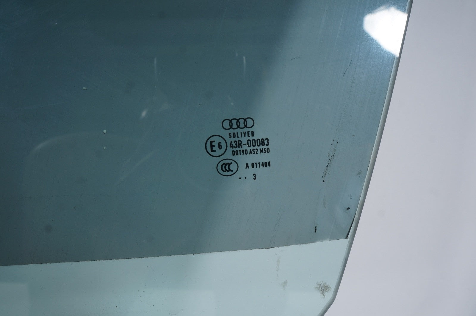 2012 - 2018 AUDI A7 S7 RIGHT PASSENGER FRONT DOOR WINDOW GLASS