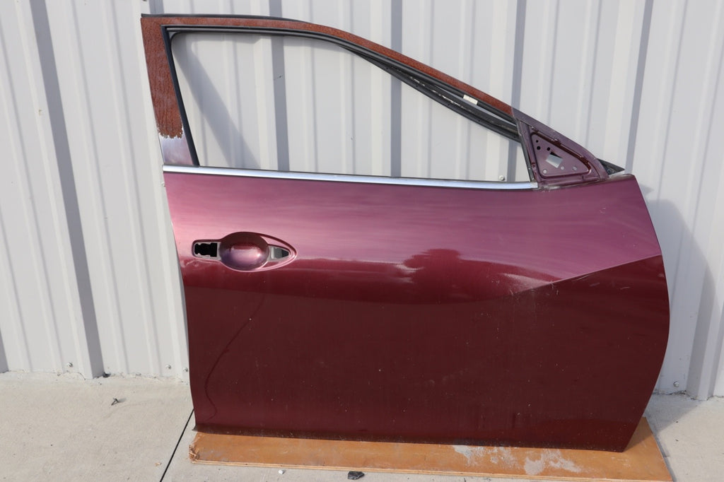 2016-2019 NISSAN MAXIMA FRONT RIGHT SIDE DOOR SHELL COVER RED METALLIC OEM
