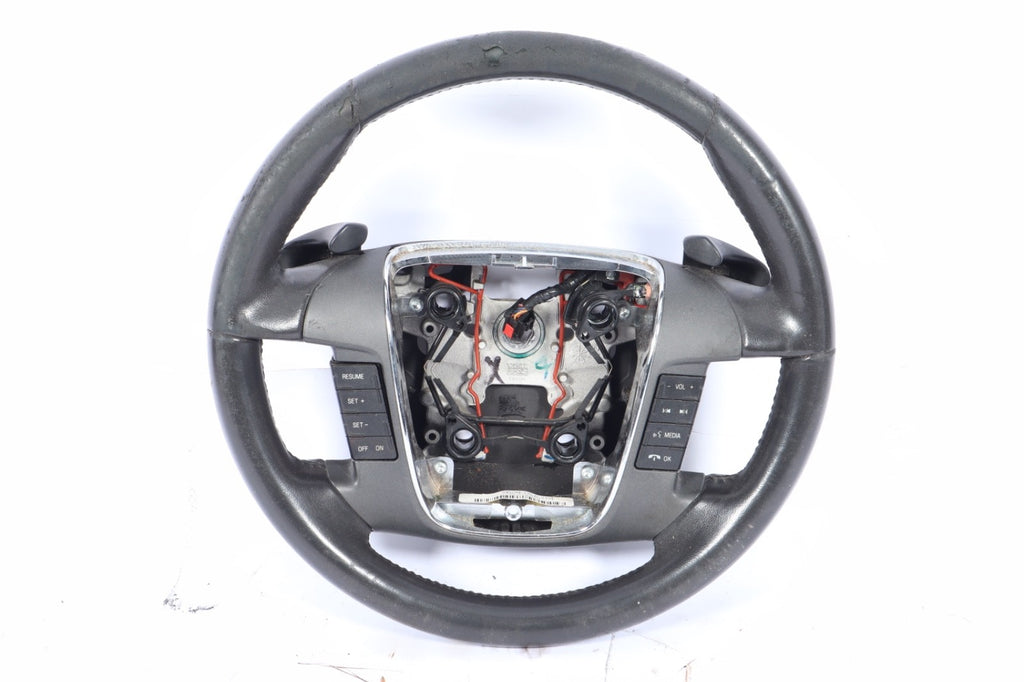 2010-2012 FORD TAURUS STEERING WHEEL LEATHER RADIO CRUISE CONTROL OEM