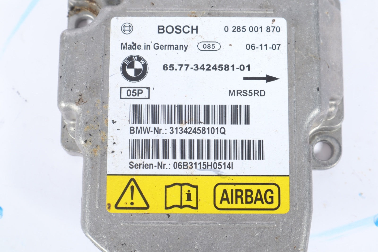 2006-2007 BMW X3 CONTROL MODULE OEM 6577342458101