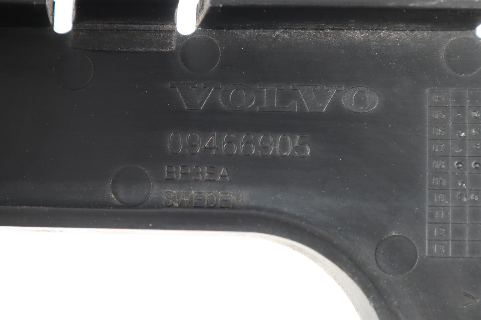 2006-2013 VOLVO C70 REAR BUMPER SUPPORT BRACKET RIGHT & LEFT SET OEM